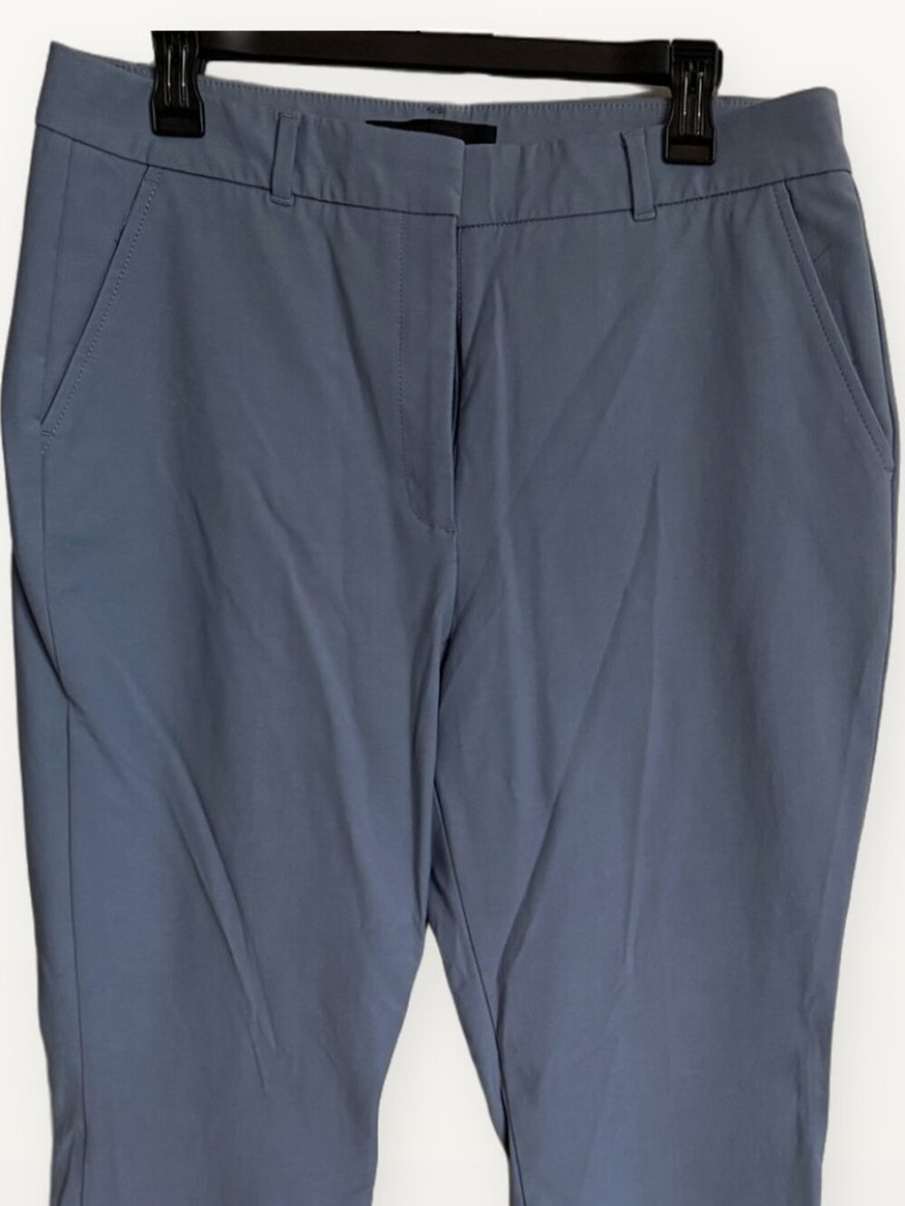 White House Black Market Slate Blue Cropped Pants 12S
